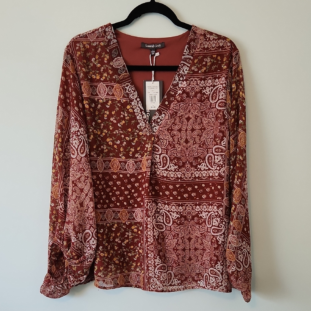 Paisley Floral Blouse